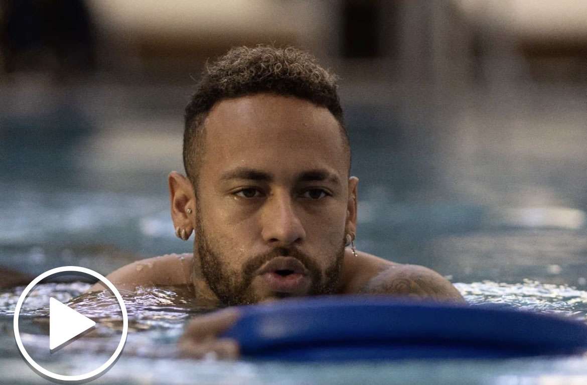 neymar allenamento