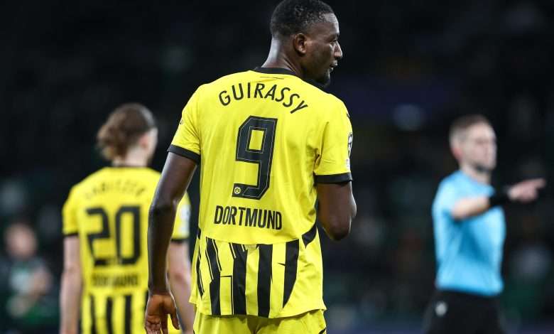 Borussia Dortmund`s Serhou Guirassy champions league